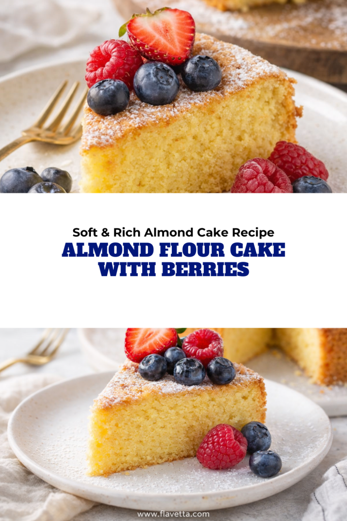 Almond Flour Cake With Berries - 3 Thumbnail