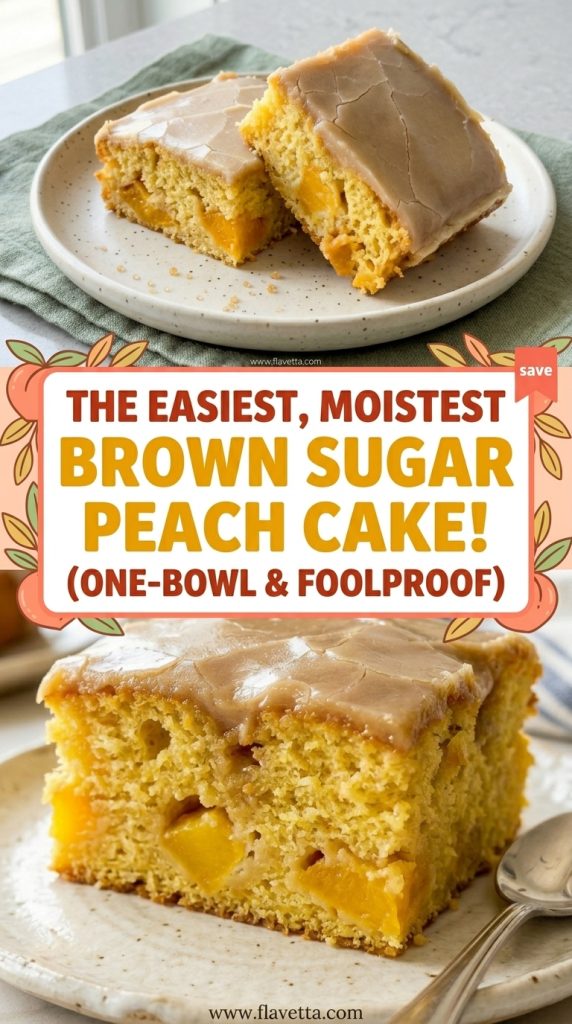 Brown Sugar Peach Cake - 3 Thumbnail