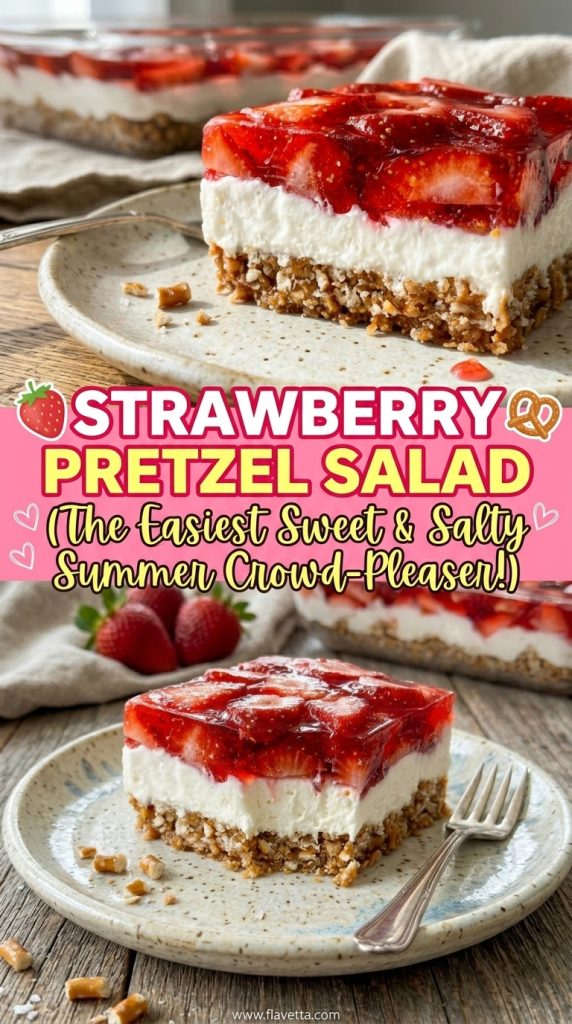 Classic Strawberry Pretzel Salad - 3 Thumbnail