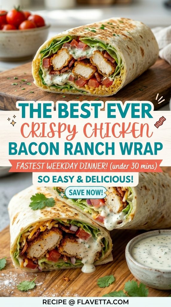 Crispy Chicken Bacon Ranch Wrap - 3 Thumbnail