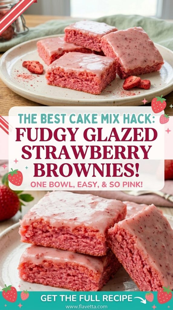 Delicious Strawberry Brownies - 3 Thumbnail