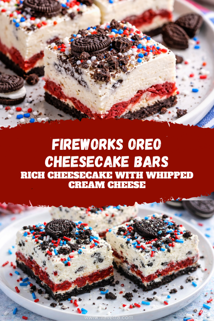 Fireworks Oreo Cheesecake Bars - 3 Thumbnail