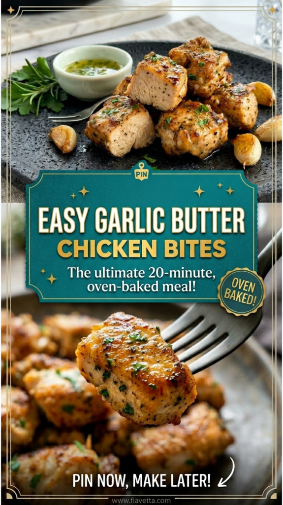 Garlic Butter Chicken Bites - 3 Thumbnail