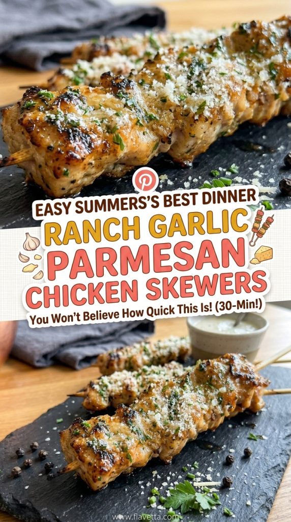 Garlic Parmesan Chicken Skewers - 3 Thumbnail