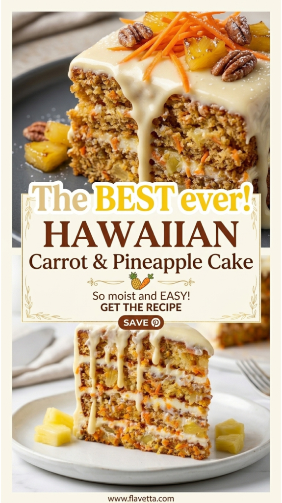 Hawaiian Carrot Pineapple Cake - 3 Thumbnail