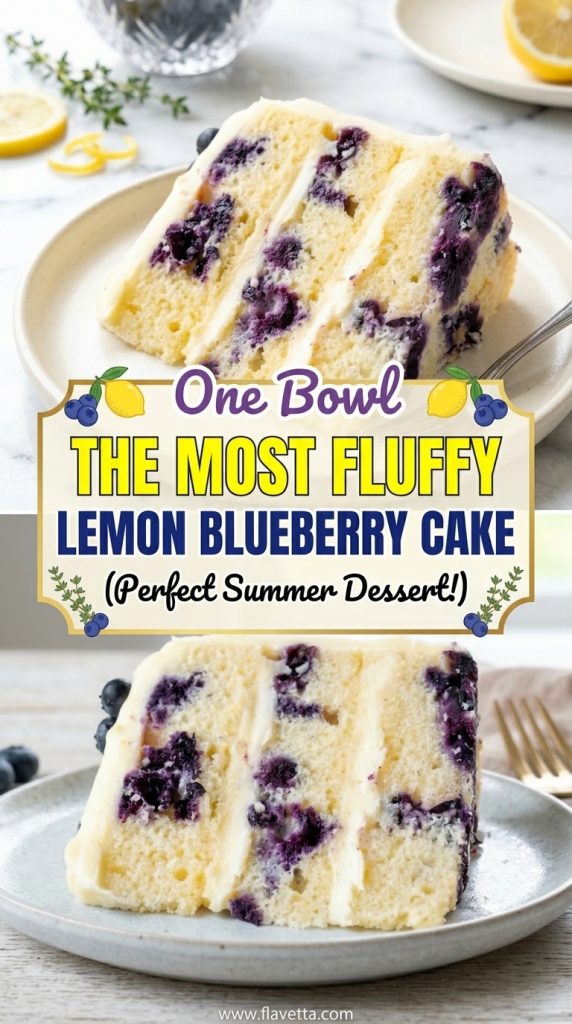 Lemon Blueberry Cake - 3 Thumbnail