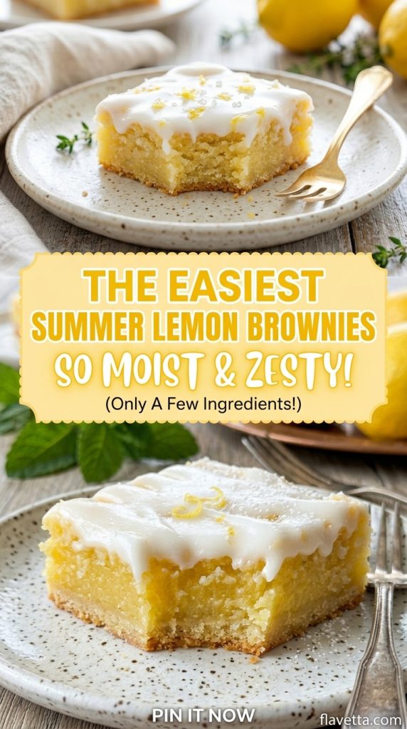 Lemon Brownies - 3 Thumbnail