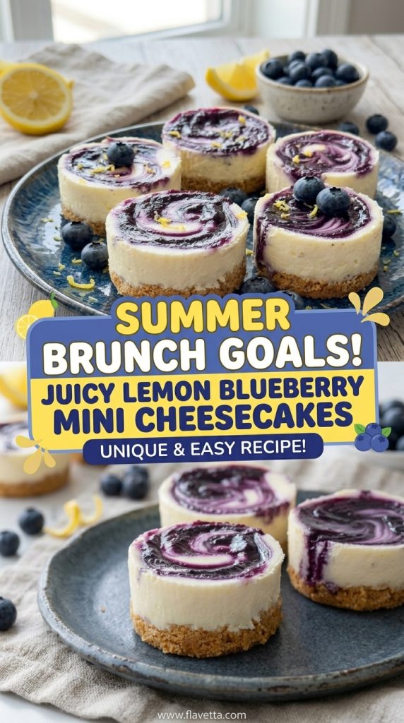 Mini Lemon Blueberry Cheesecakes - 3 Thumbnail