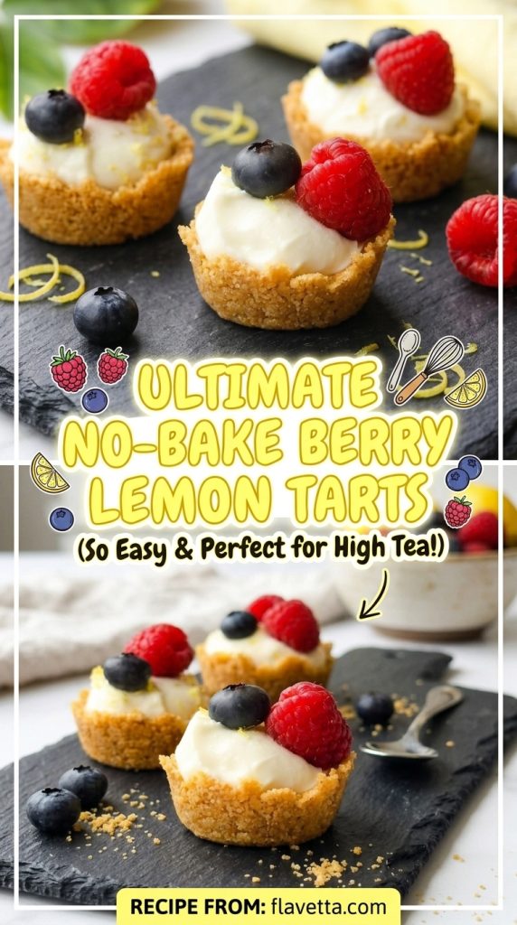 Mini No-Bake Lemon Cheesecake Tarts - 3 Thumbnail