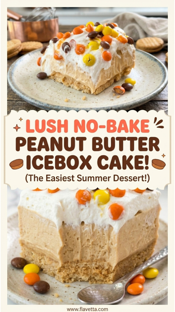 No Bake Peanut Butter Icebox Cake - 3 Thumbnail