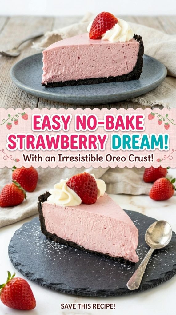 No Bake Strawberry Cheesecake - 3 Thumbnail