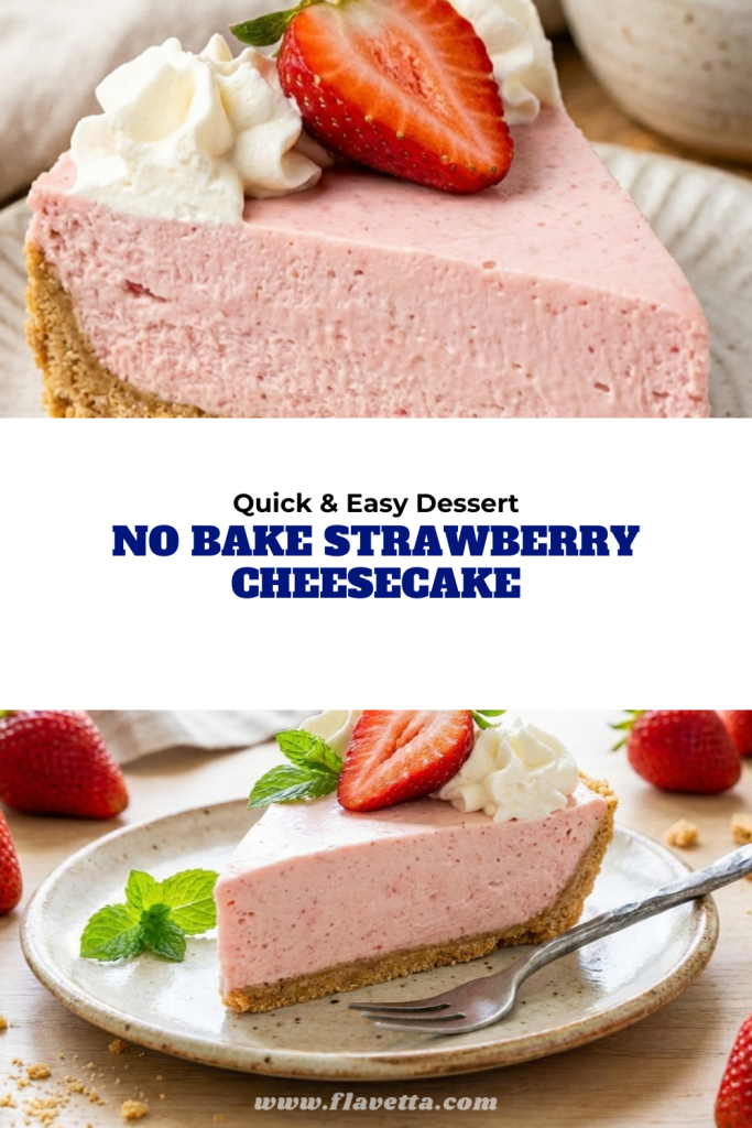 No Bake Strawberry Cheesecake - 3 Thumbnail