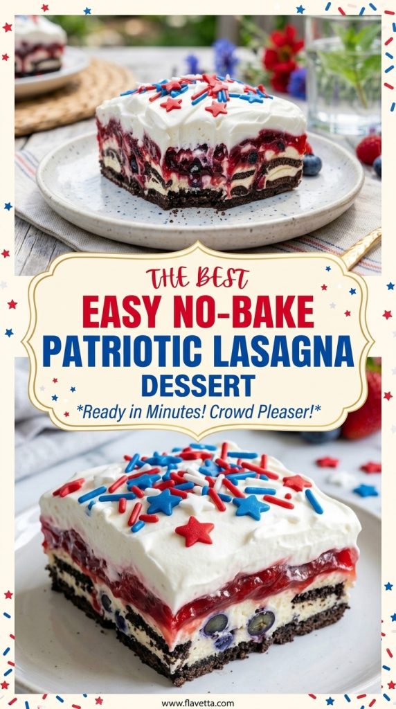 Patriotic Lasagna Dessert - 3 Thumbnail