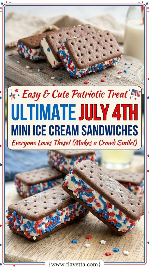 Patriotic Mini Ice Cream Sandwiches - 3 Thumbnail