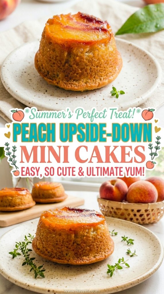 Peach Upside Down Mini Cakes - 3 Thumbnail