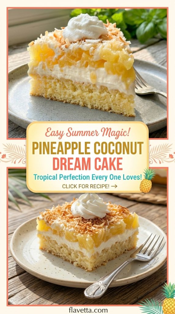 Pineapple Coconut Dream Cake - 3 Thumbnail