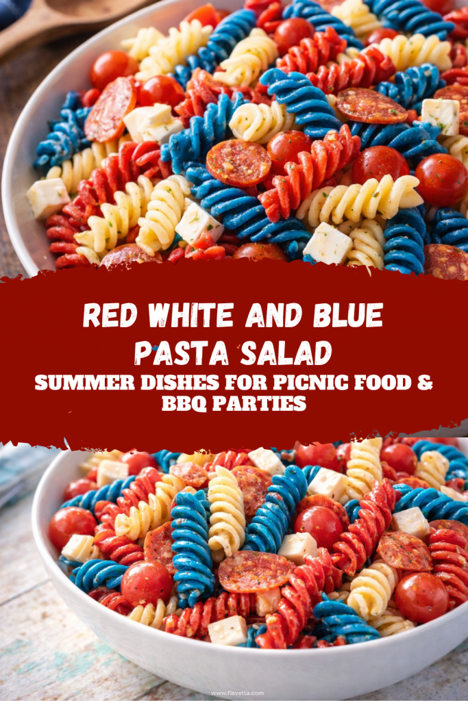 Red White And Blue Pasta Salad - 3 Thumbnail