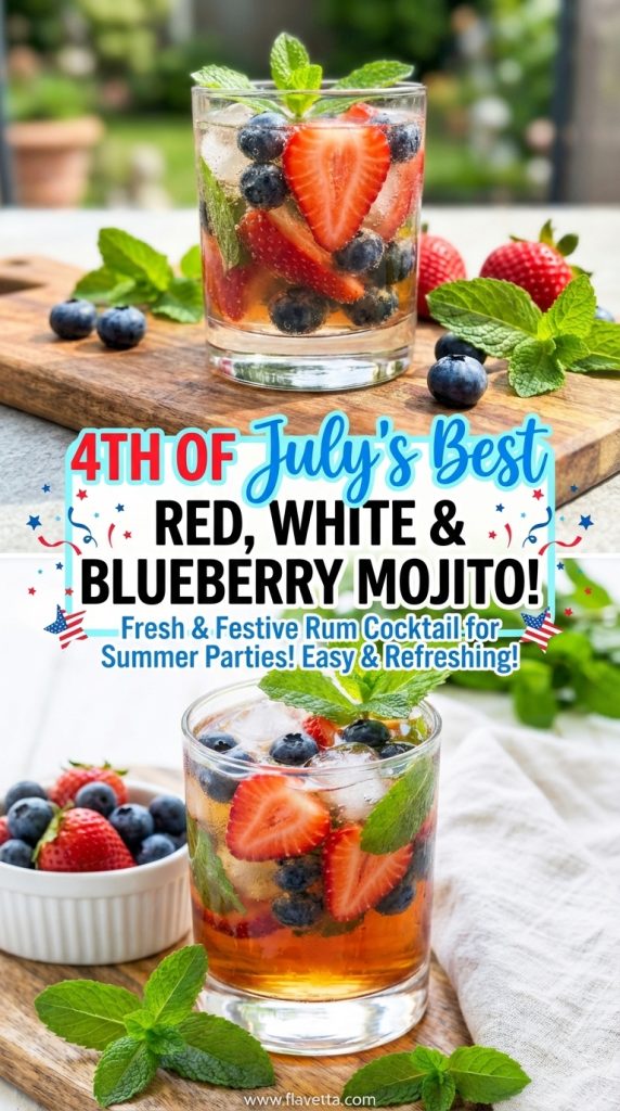 Red, White, and Blueberry Mojito - 3 Thumbnail