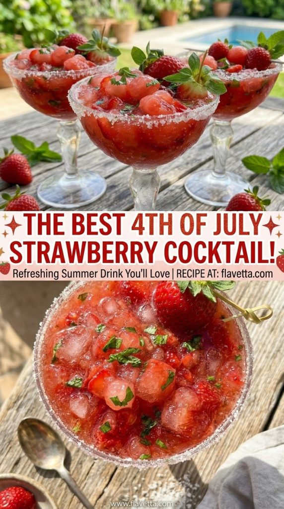 Refreshing Summer Strawberry Cocktail - 3 Thumbnail