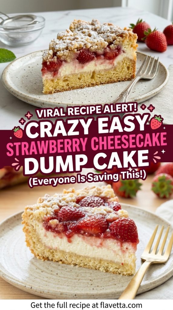 Strawberry Cheesecake Dump Cake - 3 Thumbnail