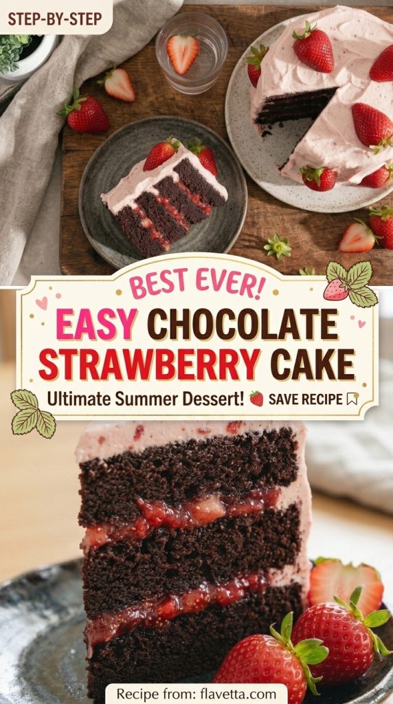 Strawberry Chocolate Cake - 3 Thumbnail