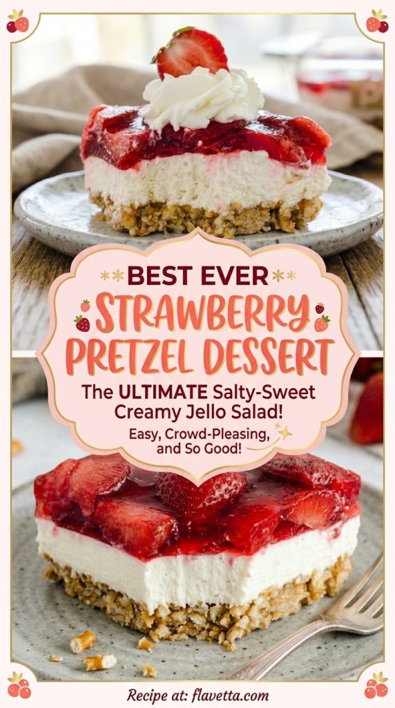 Strawberry Salad With Pretzels - 3 Thumbnail