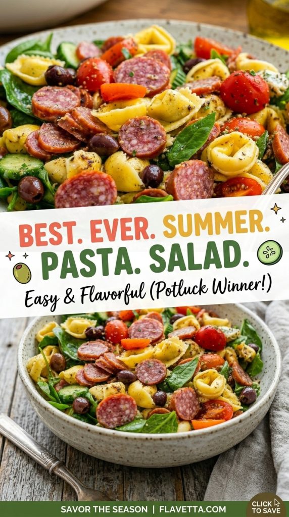 Tortellini Pasta Salad - 3 Thumbnail