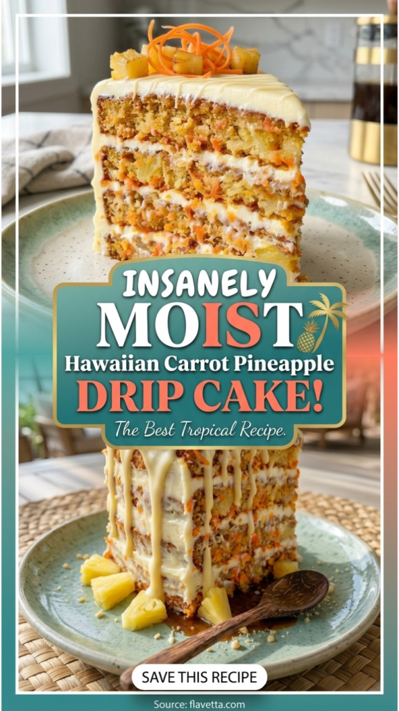 Hawaiian Carrot Pineapple Cake Recipe - 3 Thumbnail